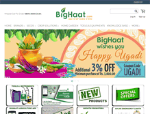 Tablet Screenshot of bighaat.com